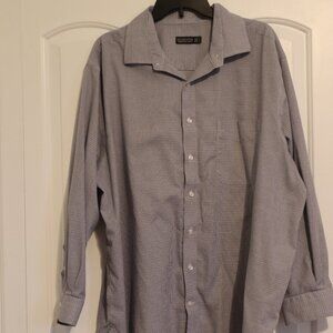 Rochester Egyptian Cotton Non Iron Button Down Dress Shirt 18 1/5